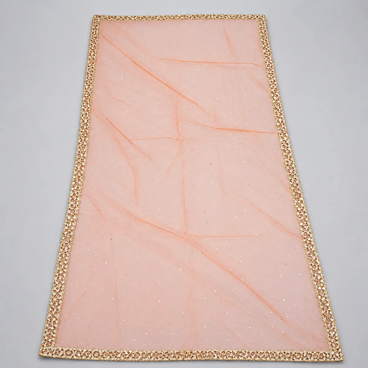 Half Mirror Block Printed Maxi with Kencan Dupatta | KQ114 - Image 4